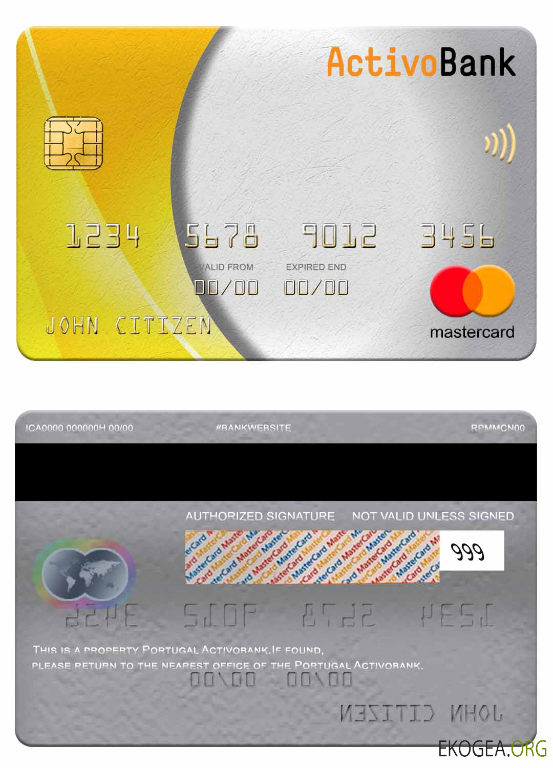 Carte Mastercard Portugal Activobank